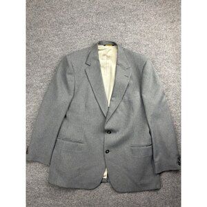 Vintage Johnny Carson Blazer Men's 46" Chest Gray USA Made 70s 80s